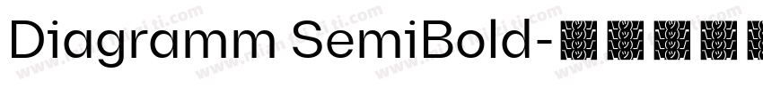 Diagramm SemiBold字体转换